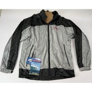 Viking Men's Grey/Black Windigo Lightweight Waterproof Jacket Sz Medium NWT